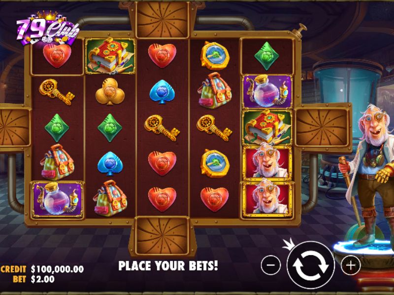 Giai thich giao dien tro choi no hu WILD